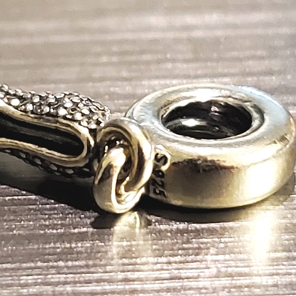 Authentic NEW Pandora Stiletto Shoe Dangle Charm S925ALE Pavé CZ - Picture 4 of 9